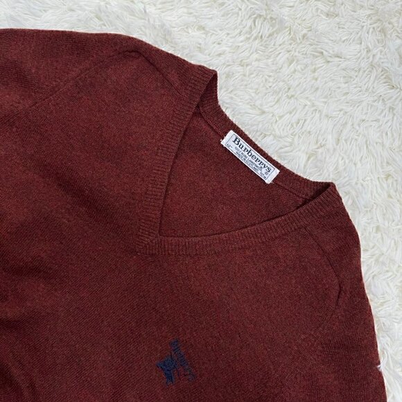Burberrys Vintage Sweater Unisex 100% Pure lambswool - Picture 6 of 9
